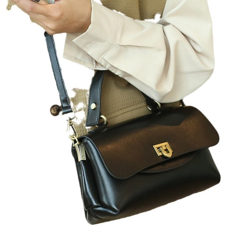 Sac à main rétro en cuir