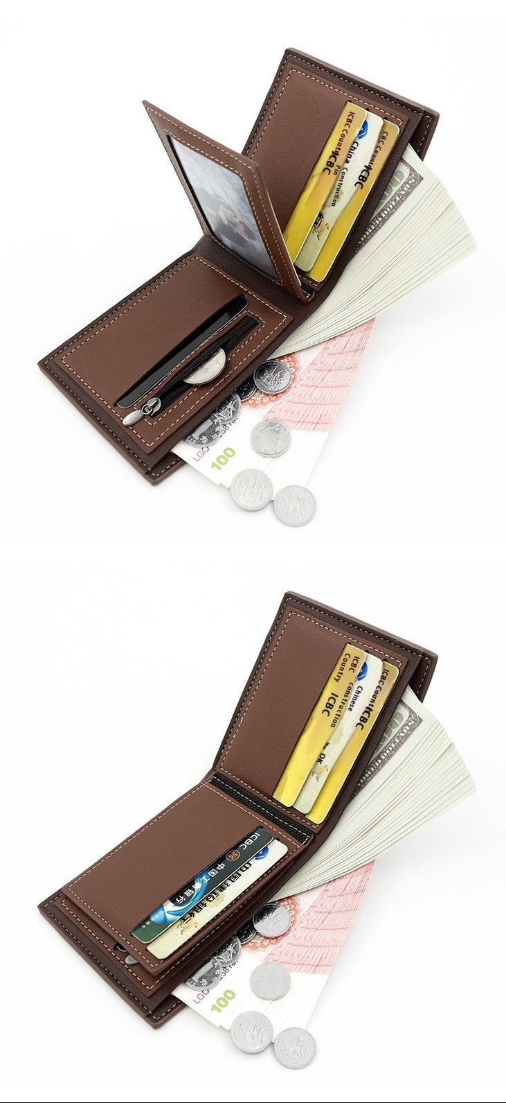 Portefeuille tri volets chic